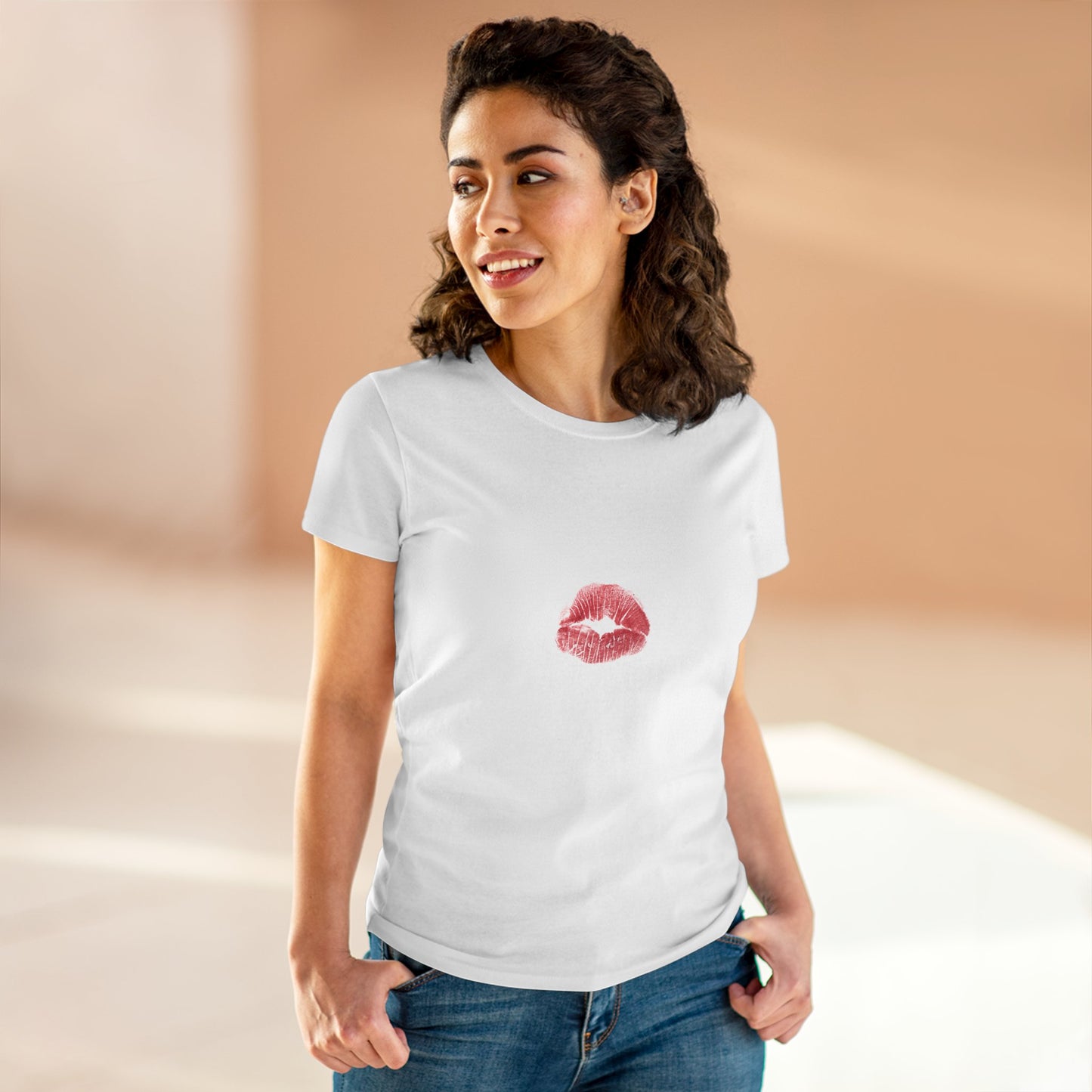 Women's Midweight Kiss Cotton Tee